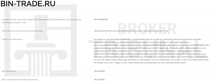 BinTrade 