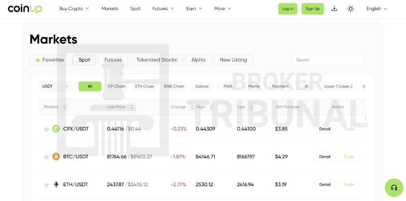 CoinUp Io