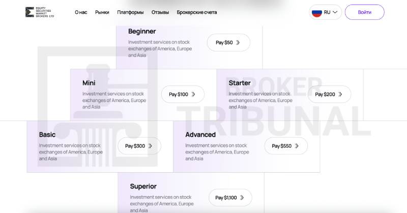 Equity Securities Market Brokers LTD