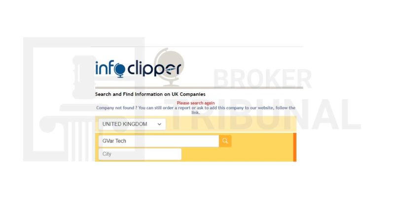 Лжеброкер GVar Tech – классический пример скама