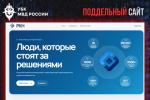 В МВД сообщили о поддельном сайте Роскомнадзора