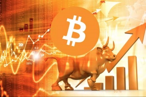 Биткоин за сутки подорожал на 22%